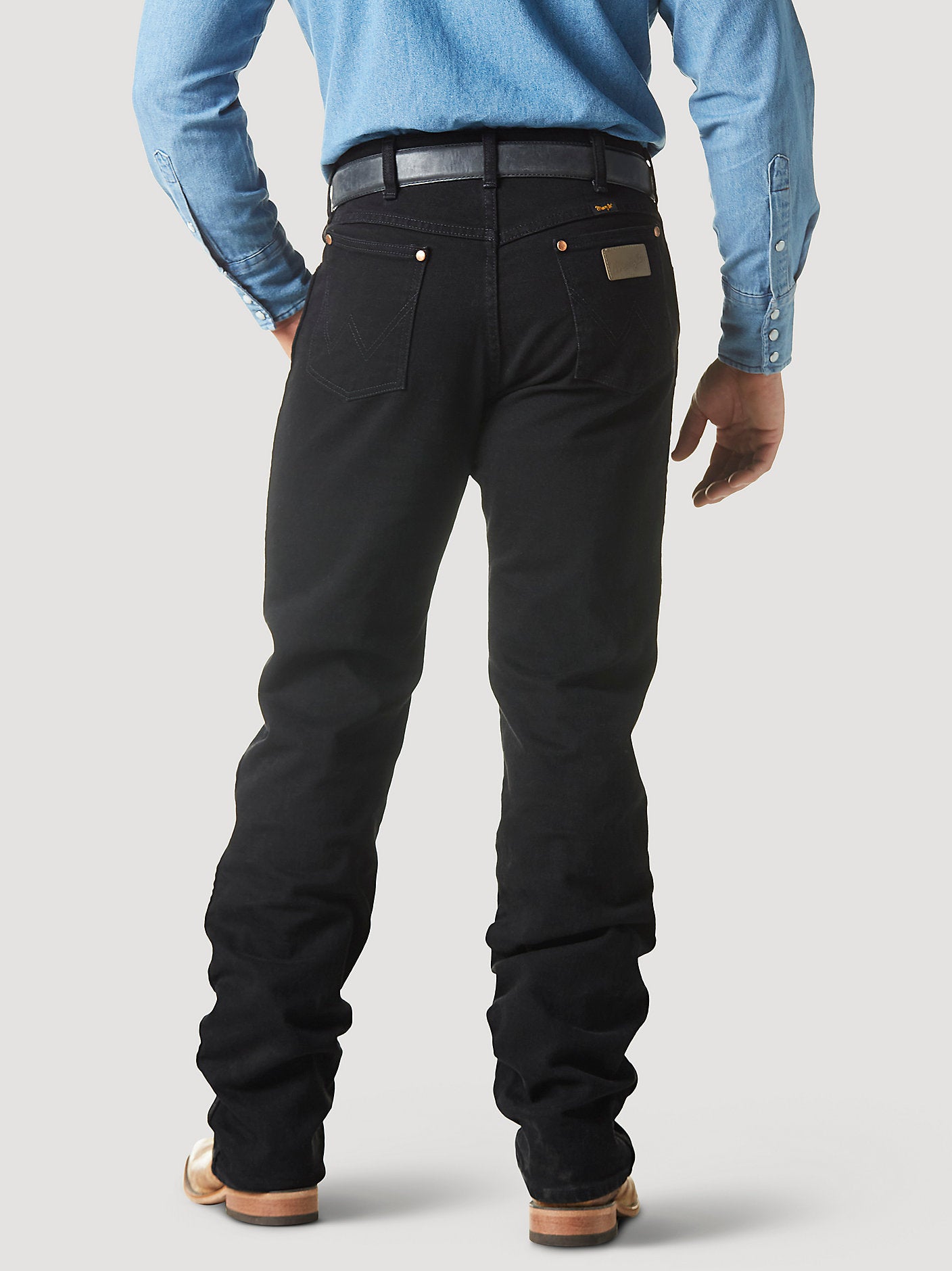 Black - Wrangler® Cowboy Cut® Original Fit Active Flex Jeans