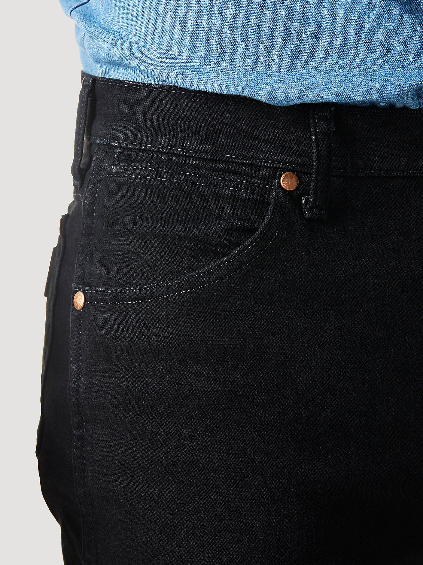 Black - Wrangler® Cowboy Cut® Original Fit Active Flex Jeans